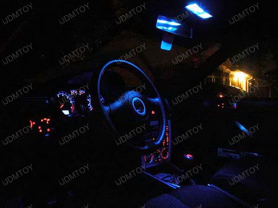 Volkswagen - GTi - interior - led - dome - lights - 5